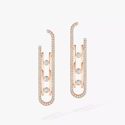 [Mysitc] Diamond Pendant Earrings Move 10Th