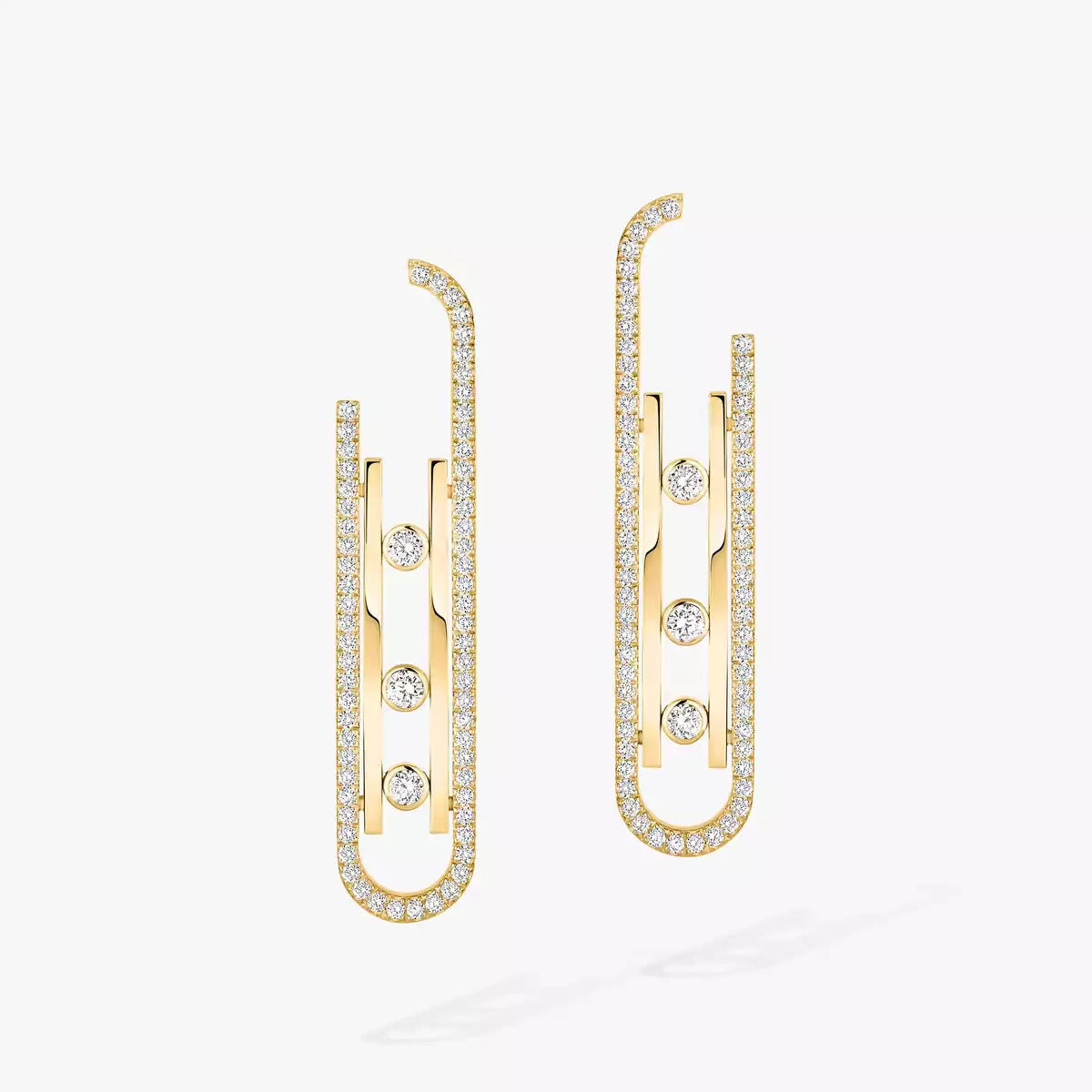 [Mysitc] Diamond Pendant Earrings Move 10Th