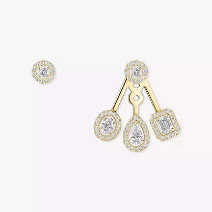 [Mysitc]  My Twin Trio  Diamond Earrings
