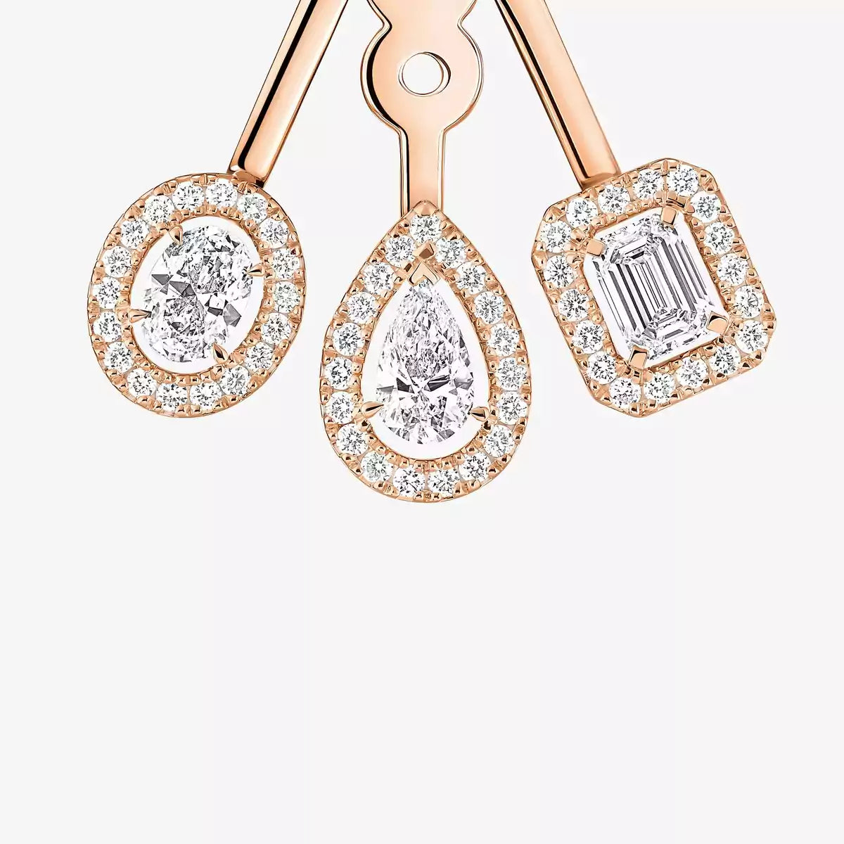 [Mysitc]  My Twin Trio  Diamond Earrings