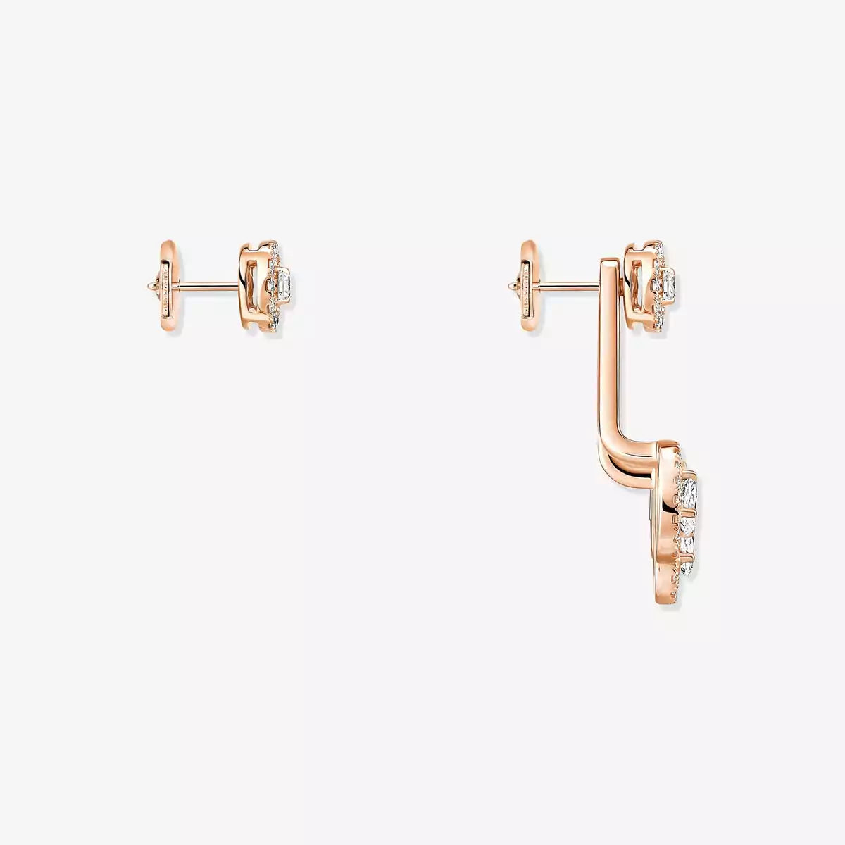 [Mysitc]  My Twin Trio  Diamond Earrings