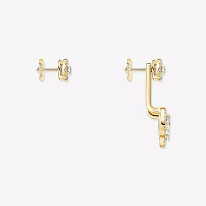[Mysitc]  My Twin Trio  Diamond Earrings
