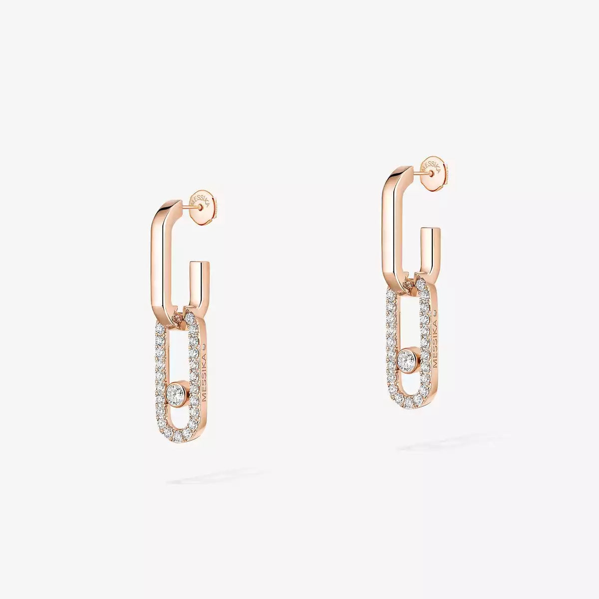 [Mysitc] Move Link Diamond Earrings