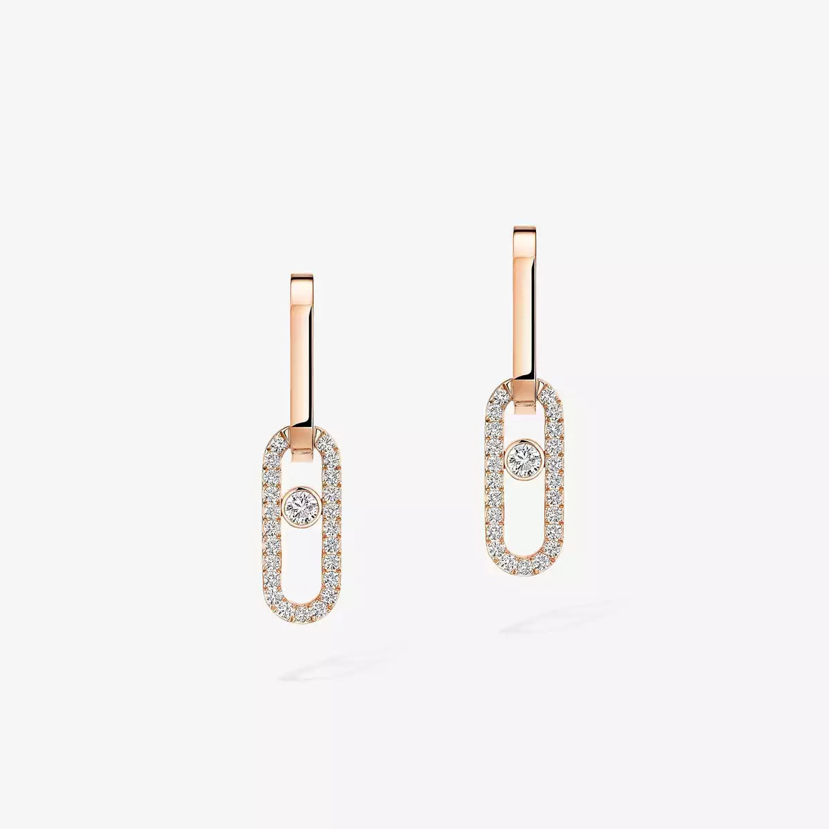 [Mysitc] Move Link Diamond Earrings