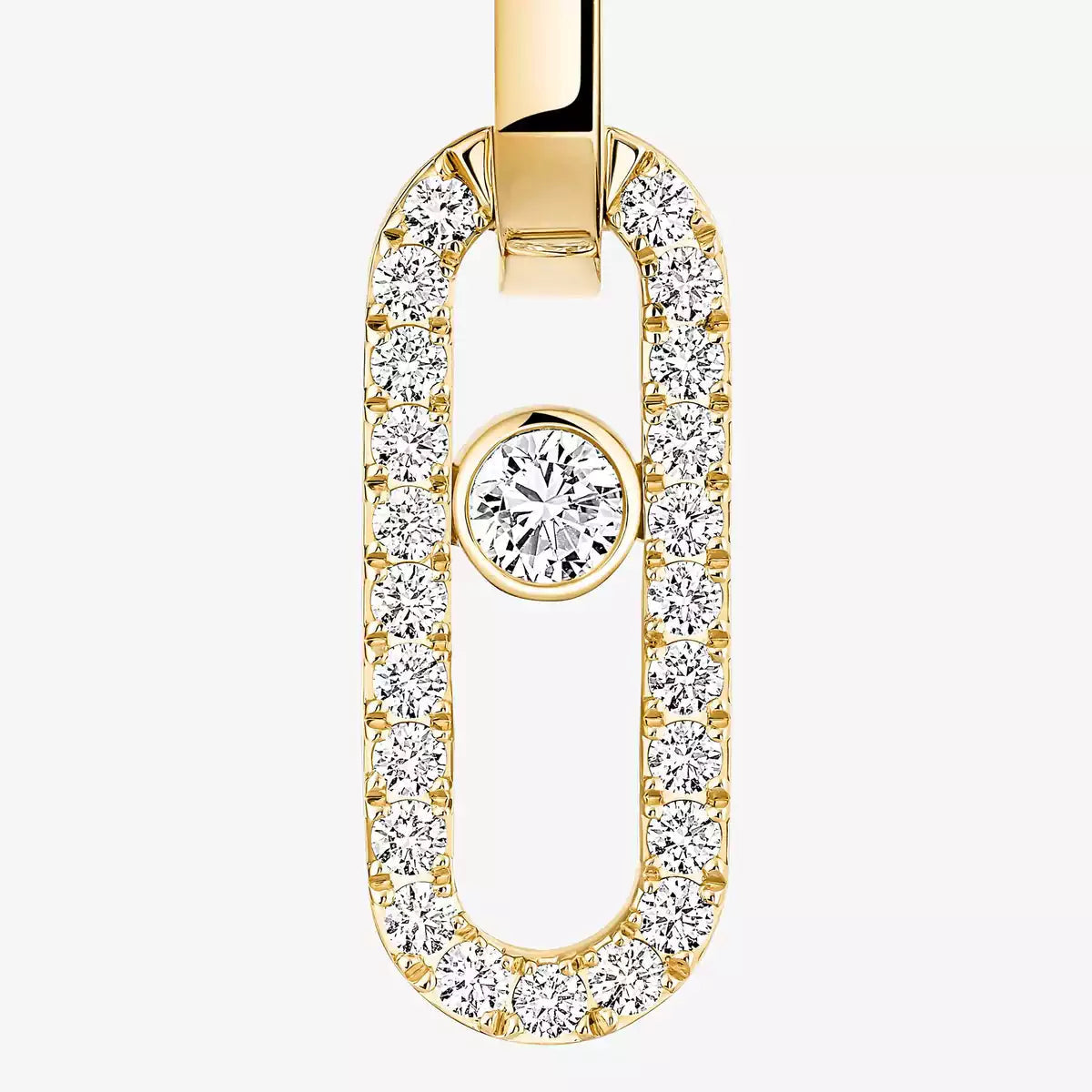 [Mysitc] Move Link Diamond Earrings