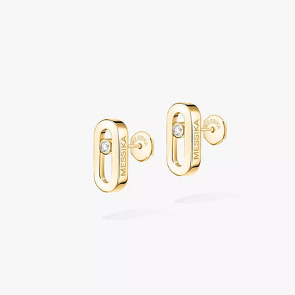 [Mysitc] Move Uno Diamond Stud Earrings