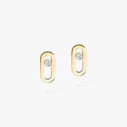 [Mysitc] Move Uno Diamond Stud Earrings