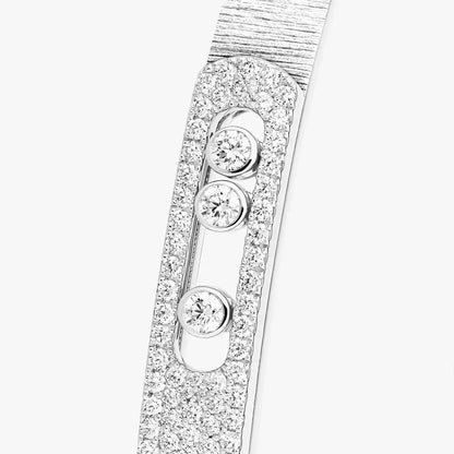 [Mysitc] Move Noa Ciselé half pavé bangle