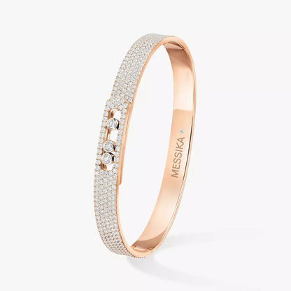 [Mysitc] Move Noa Full Pavé Diamond Bangle Bracelet