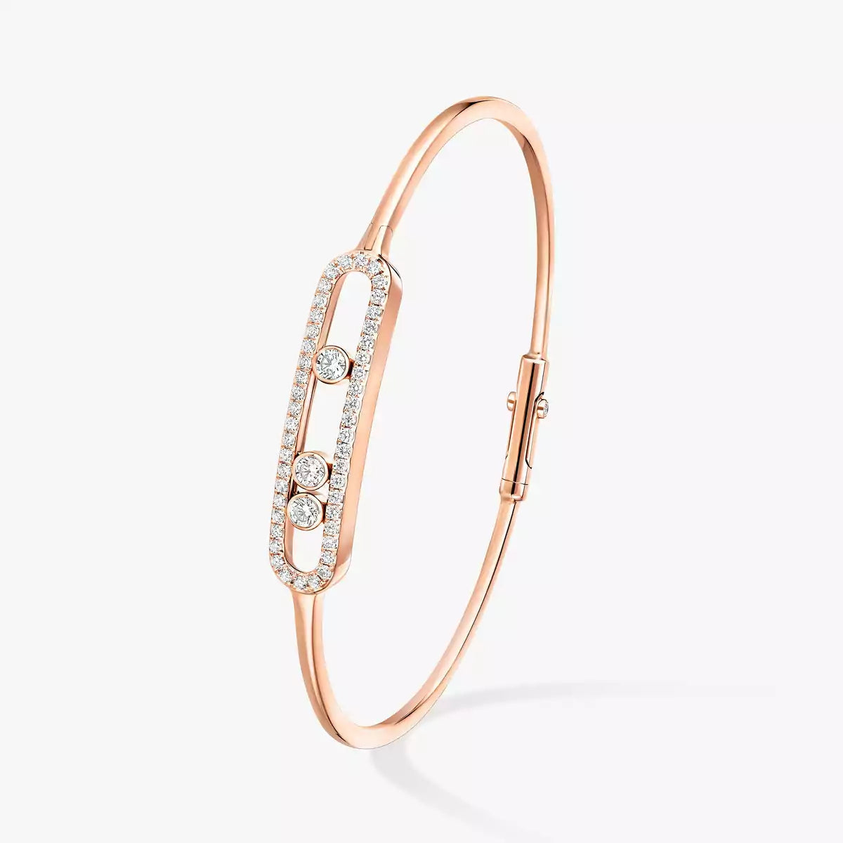 [Mysitc] Move Pavé Diamond Bangle Bracelet M