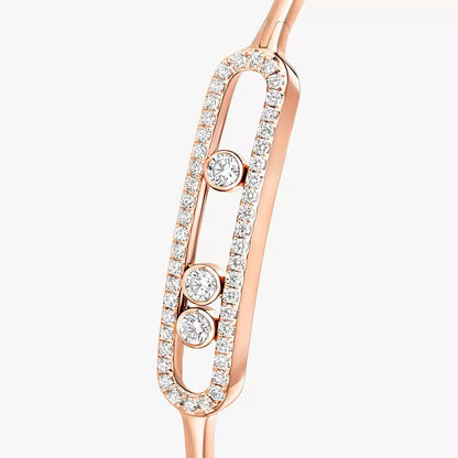 [Mysitc] Move Pavé Diamond Bangle Bracelet M