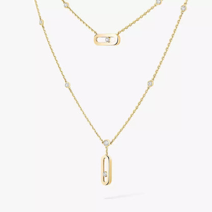 [Mysitc]  Move Uno Diamond Necklace