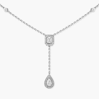 [Mysitc] Gold Diamond Tie Necklace