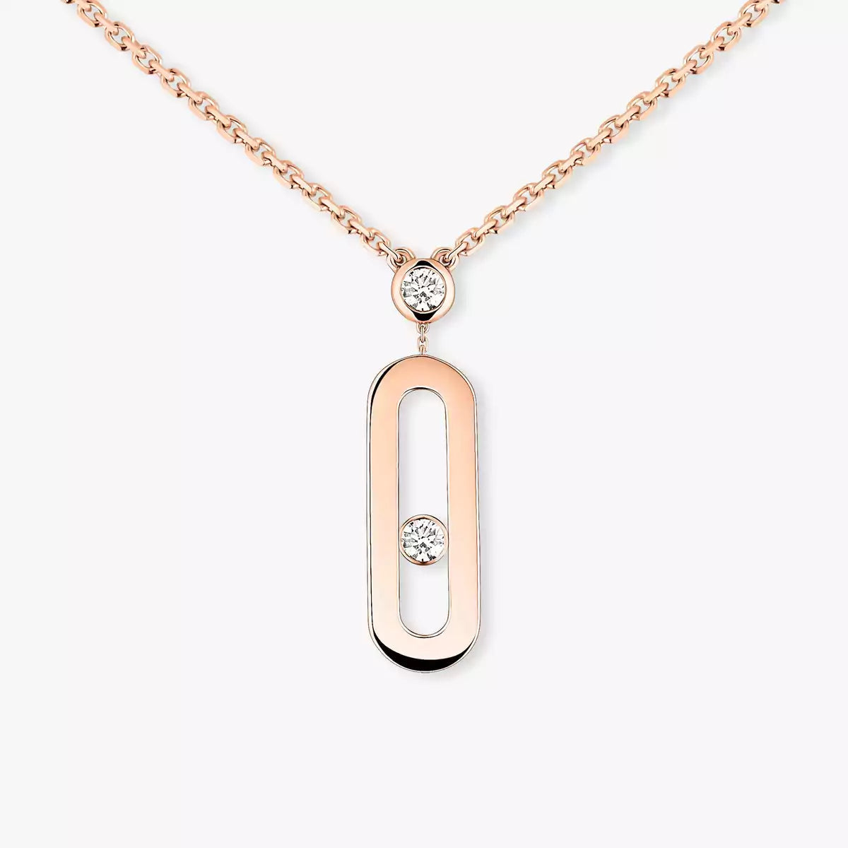 [Mysitc]  Move Uno Gold Diamond Long Necklace