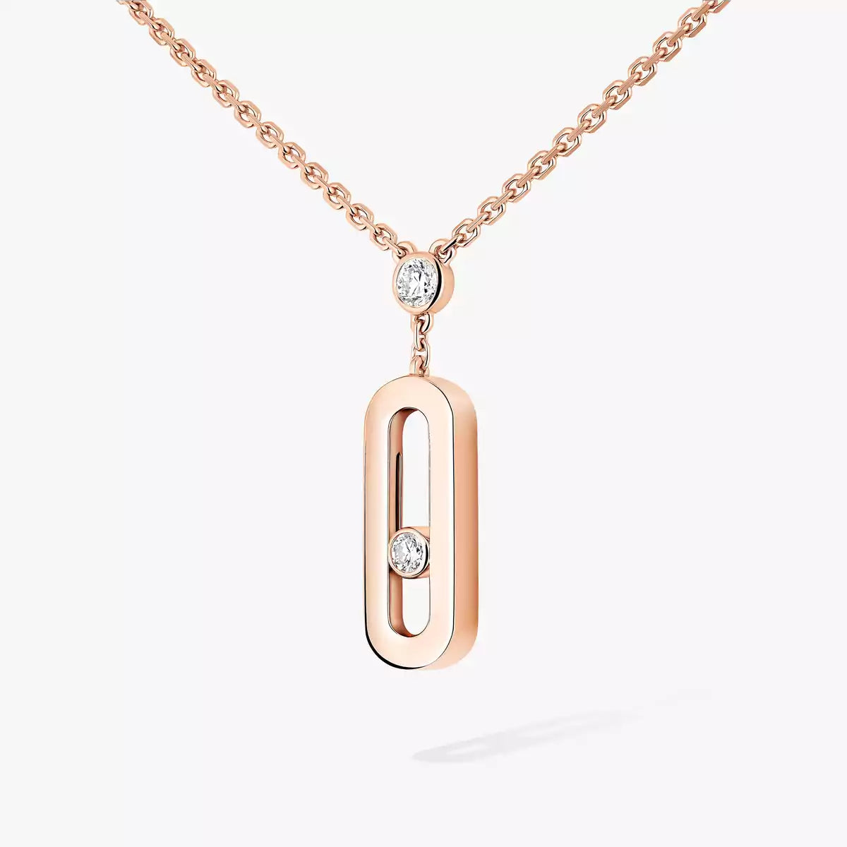 [Mysitc]  Move Uno Gold Diamond Long Necklace