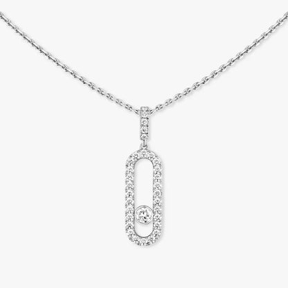 [Mysitc] Move Uno Diamond Necklace in Rose Gold