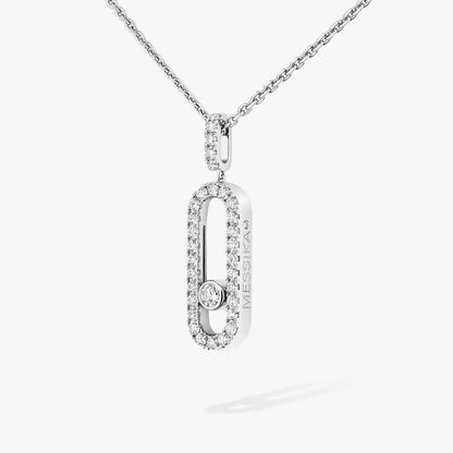 [Mysitc] Move Uno Diamond Necklace in Rose Gold