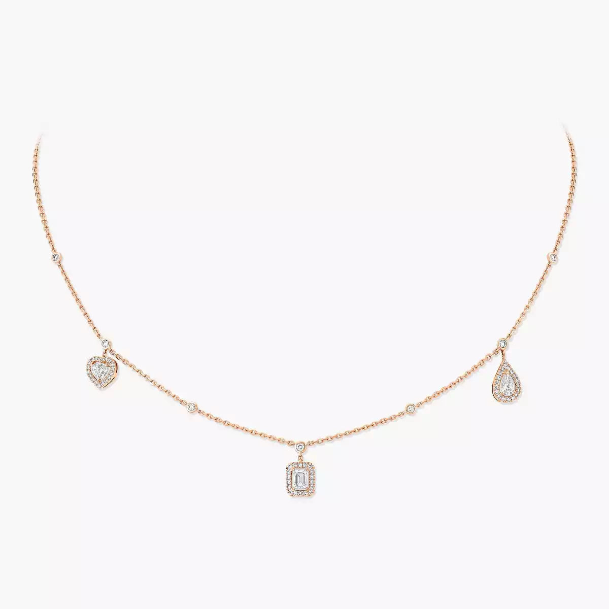 [Mysitc] My Twin Diamond Necklace in Silver