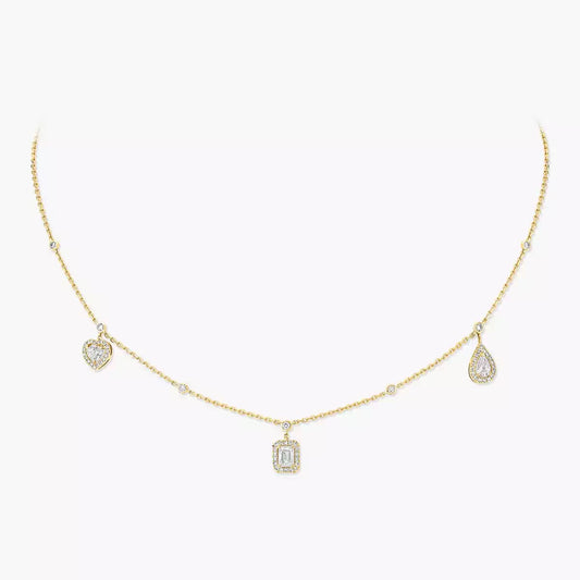 [Mysitc] My Twin Diamond Necklace in Silver