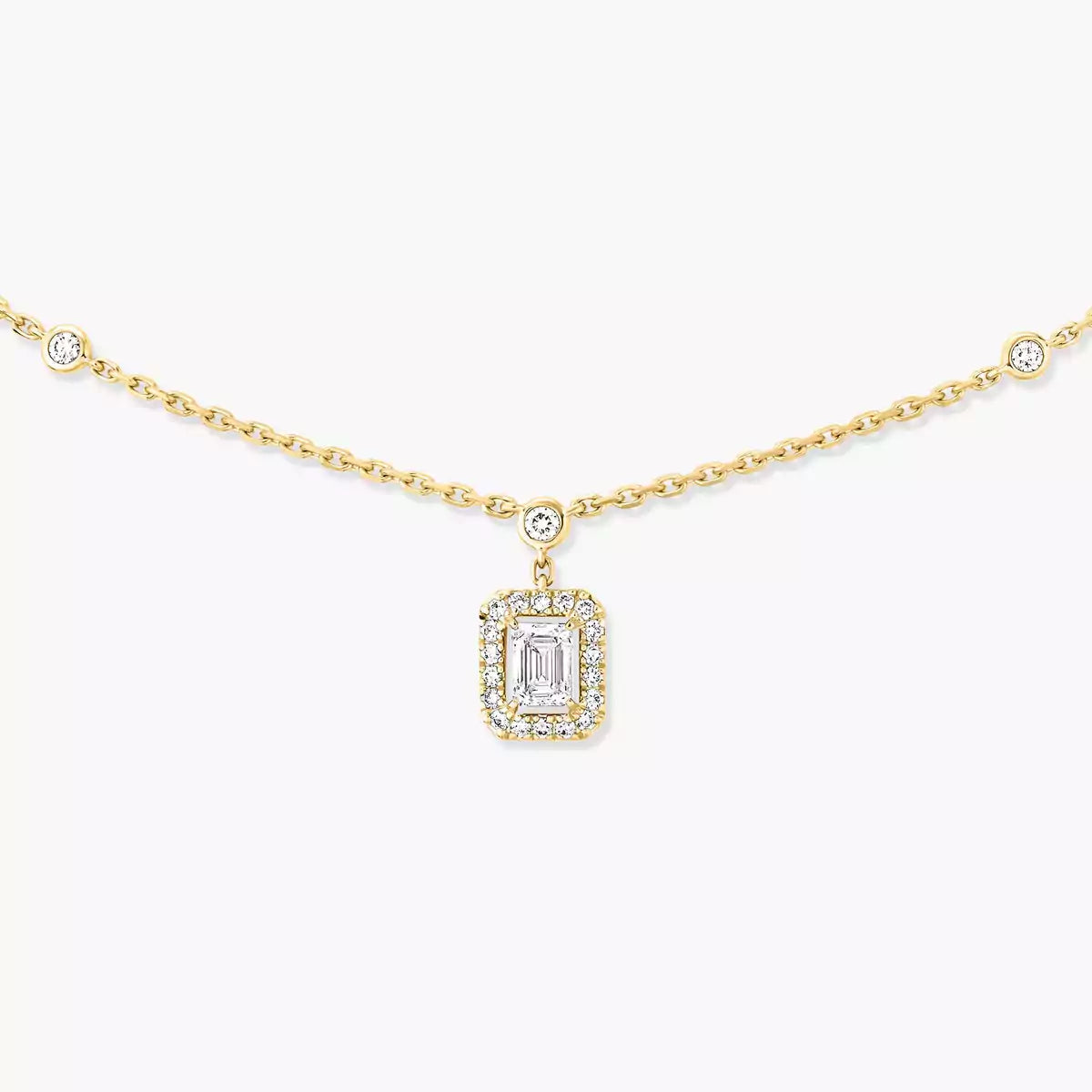 [Mysitc] My Twin Diamond Necklace in Silver