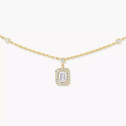 [Mysitc] My Twin Diamond Necklace in Silver