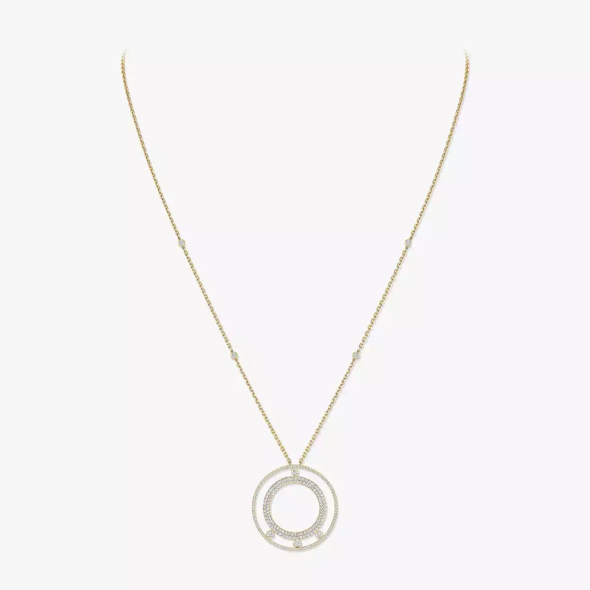 [Mysitc] Move Romane Long Pave_-Set Diamond Necklace
