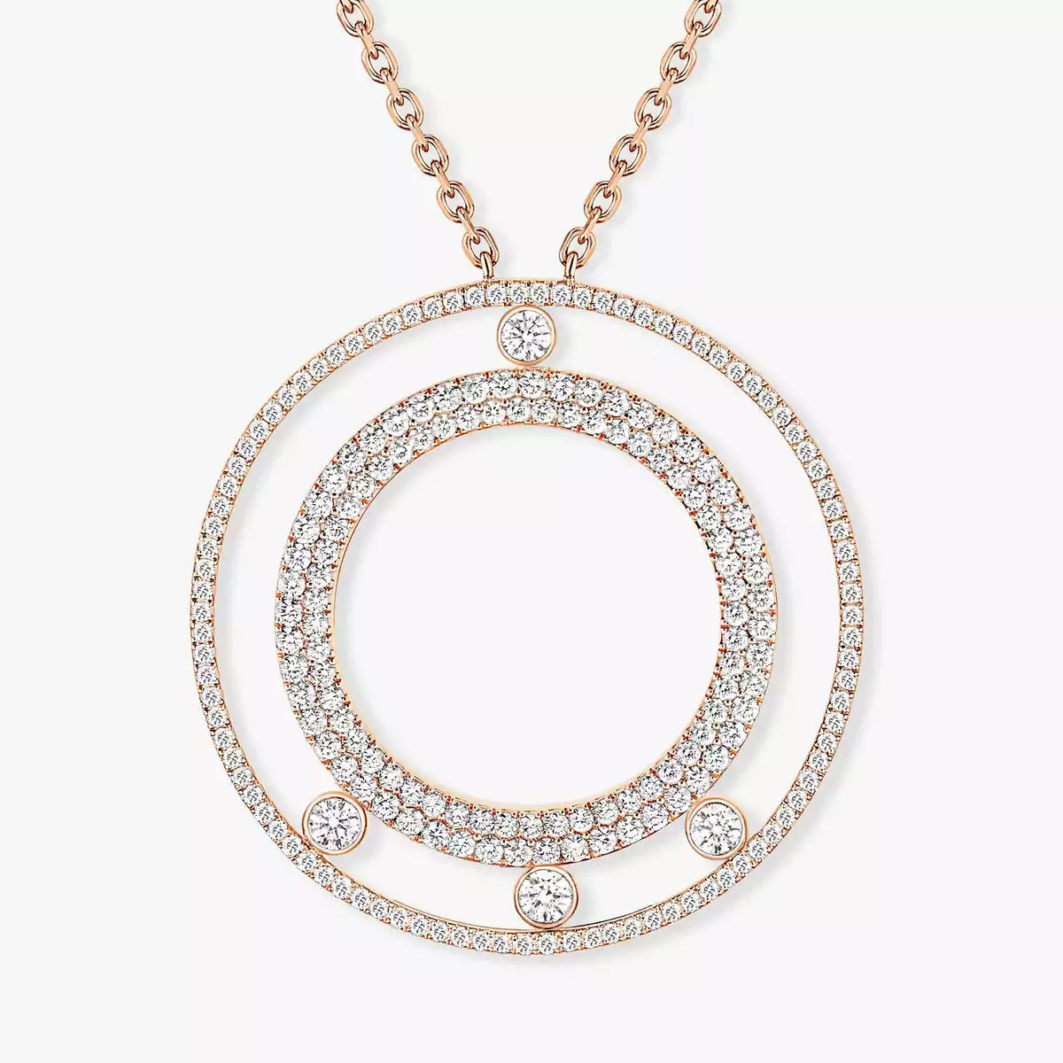 [Mysitc] Move Romane Long Pave_-Set Diamond Necklace