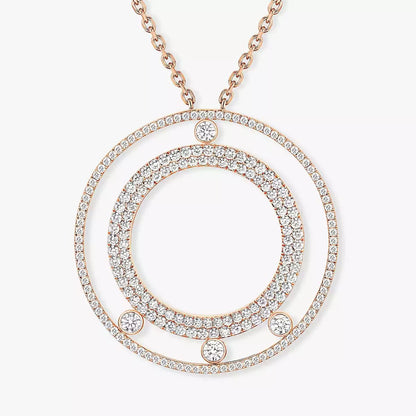 [Mysitc] Move Romane Long Pave_-Set Diamond Necklace