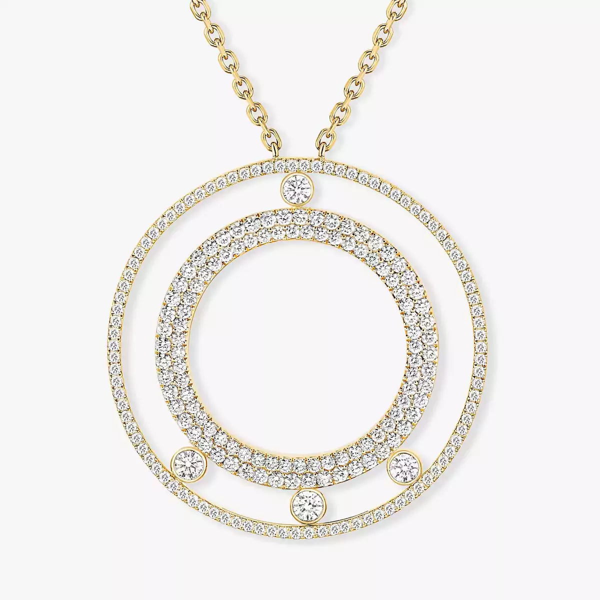 [Mysitc] Move Romane Long Pave_-Set Diamond Necklace