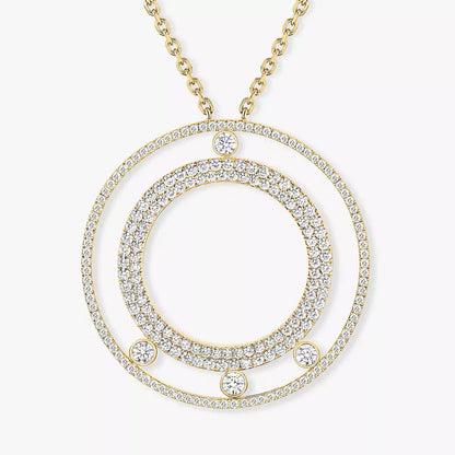 [Mysitc] Move Romane Long Pave_-Set Diamond Necklace
