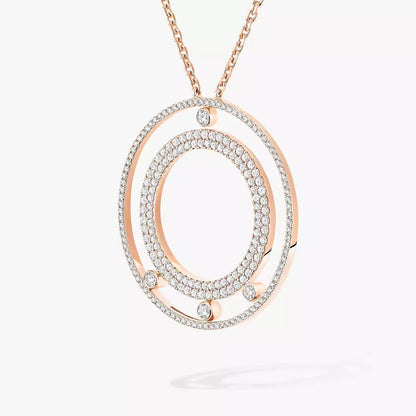 [Mysitc] Move Romane Long Pave_-Set Diamond Necklace