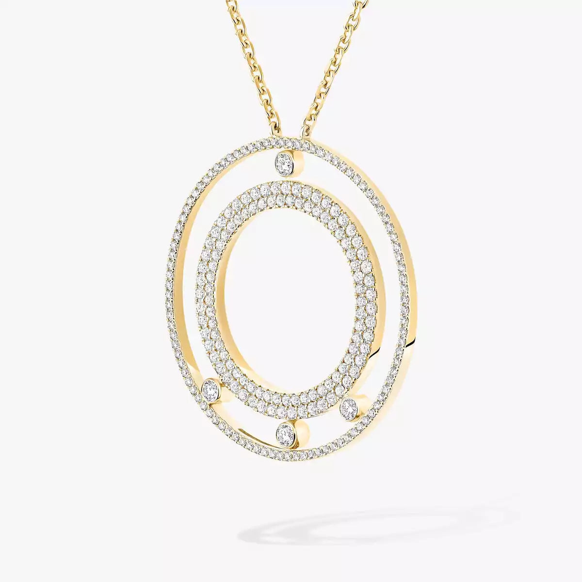 [Mysitc] Move Romane Long Pave_-Set Diamond Necklace