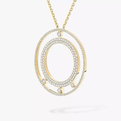 [Mysitc] Move Romane Long Pave_-Set Diamond Necklace