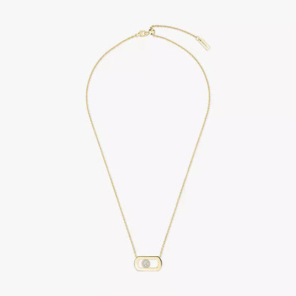 [Mysitc] So Move Diamond Necklace in Gold