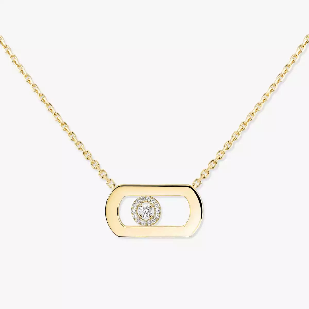 [Mysitc] So Move Diamond Necklace in Gold