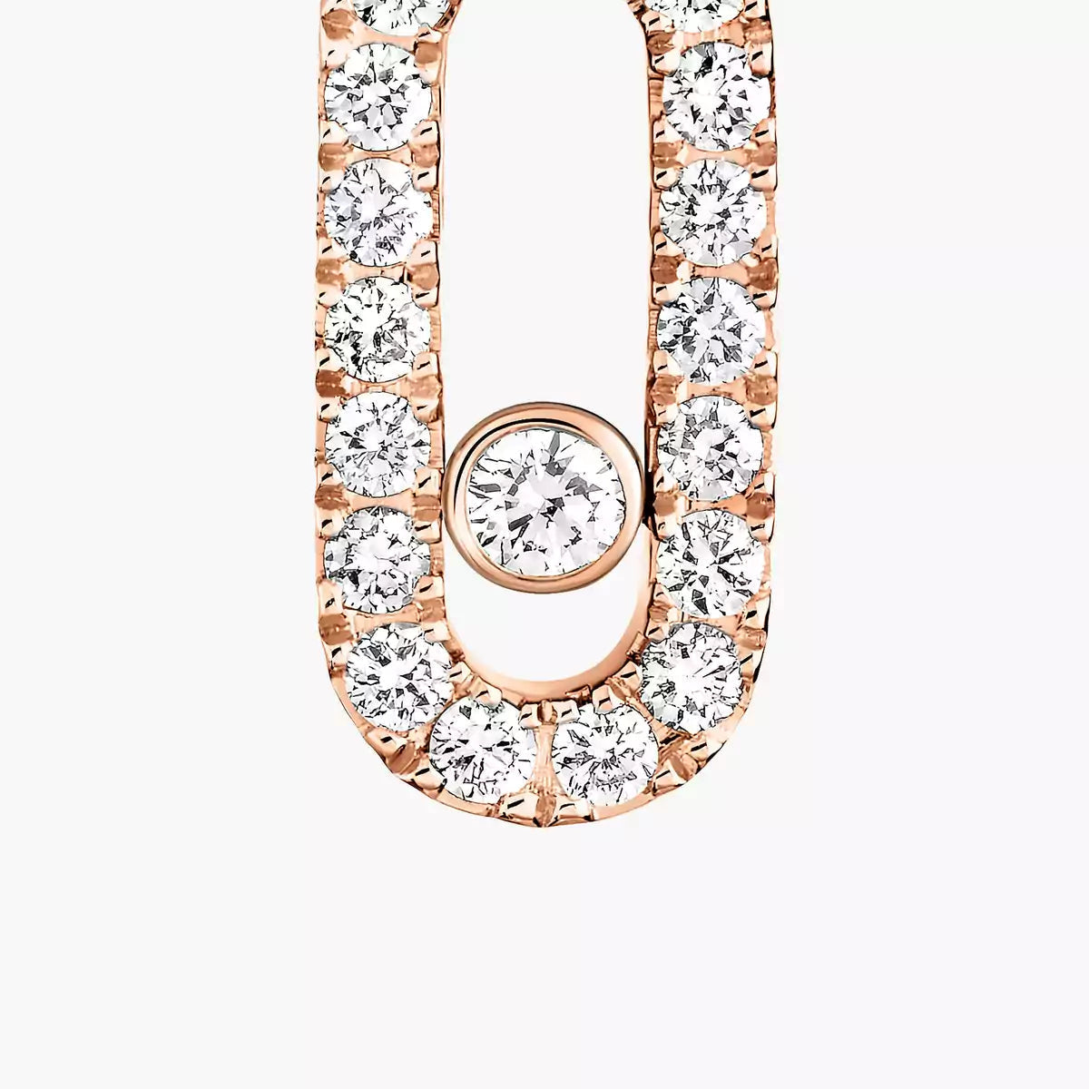 [Mysitc] Move Uno Single Diamond Hoop Earring