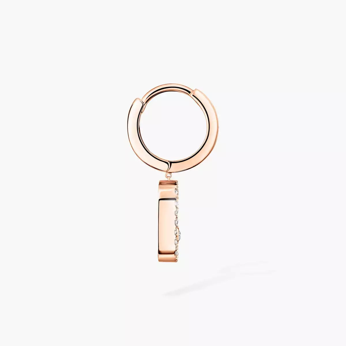 [Mysitc] Move Uno Single Diamond Hoop Earring