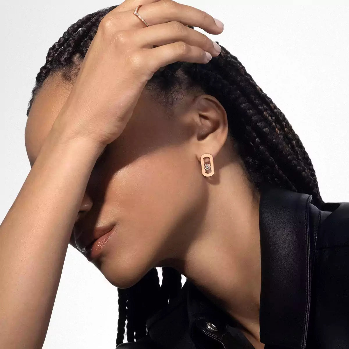 [Mysitc] So Move Diamond Earrings in Yellow Gold