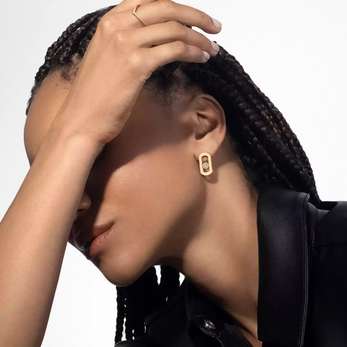 [Mysitc] So Move Diamond Earrings in Yellow Gold