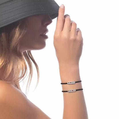 [Mysitc] Messika Care(s) pink cord pavé bracelet