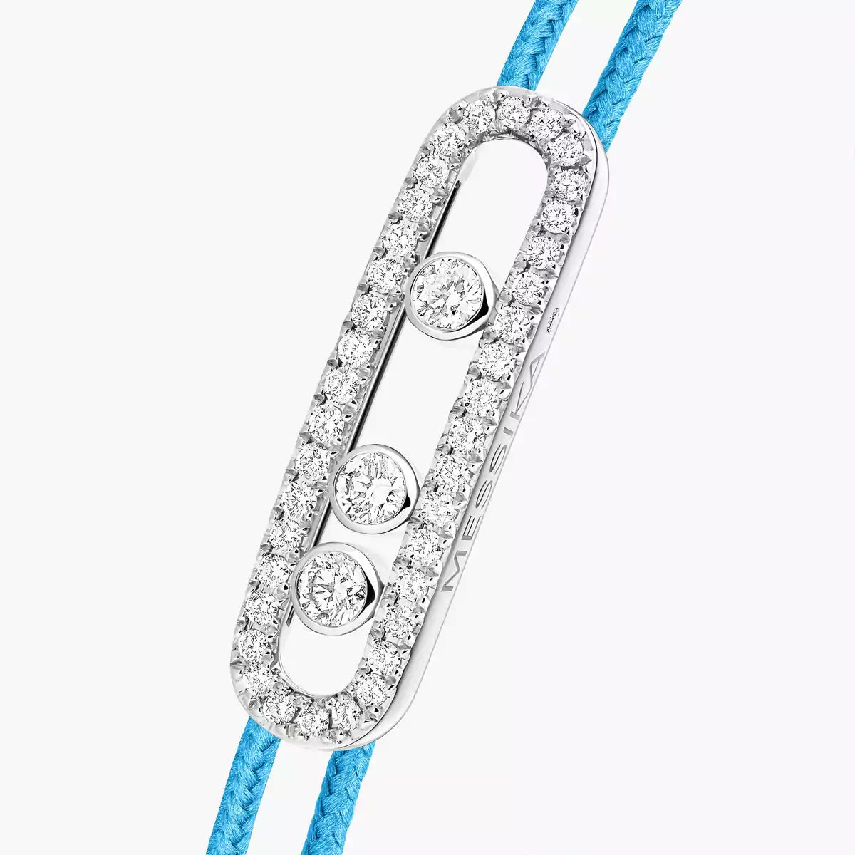 [Mysitc] Messika Care(s) pink cord pavé bracelet