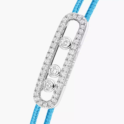 [Mysitc] Messika Care(s) pink cord pavé bracelet