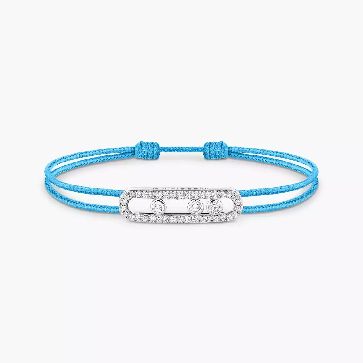 [Mysitc] Messika Care(s) pink cord pavé bracelet