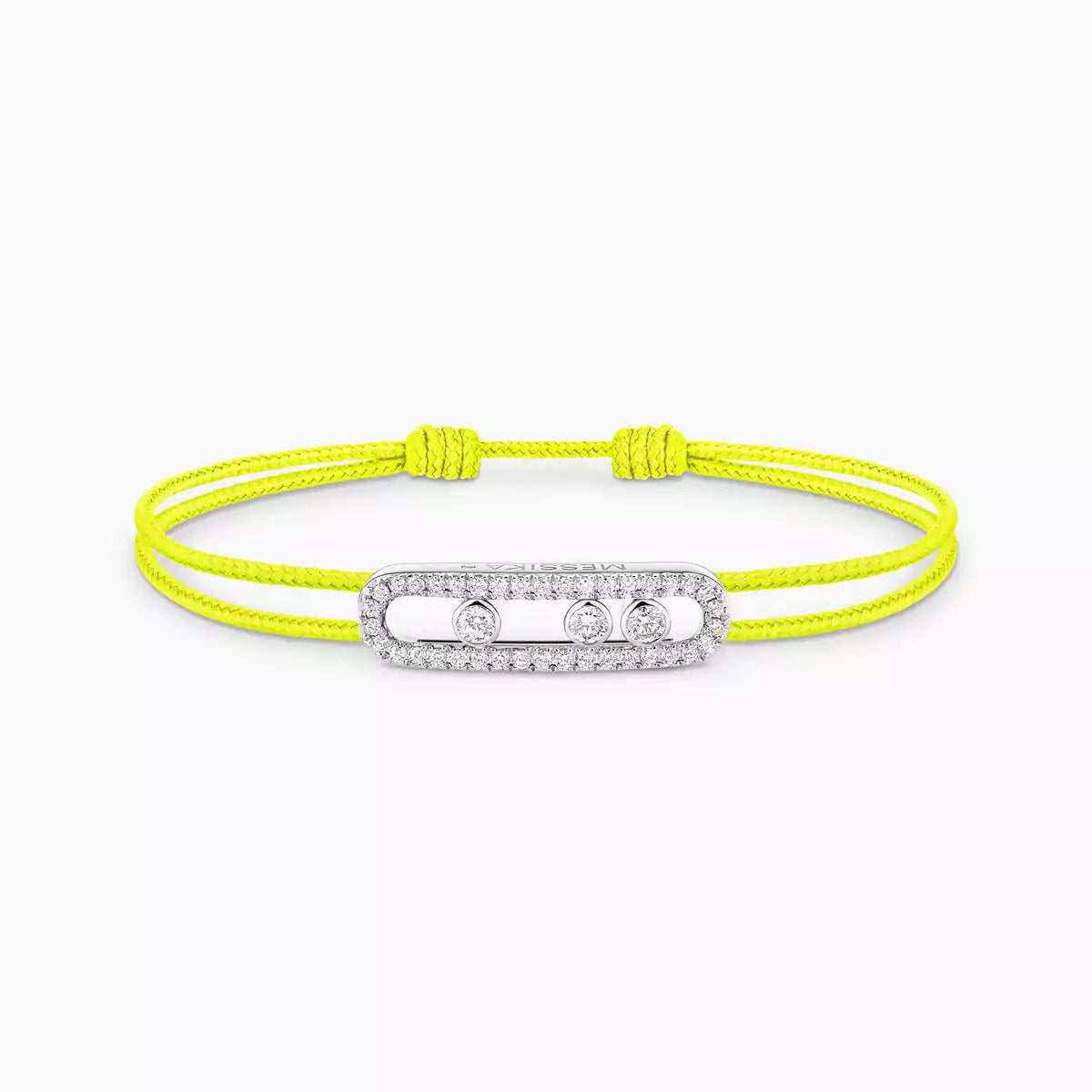 [Mysitc] Messika Care(s) pink cord pavé bracelet