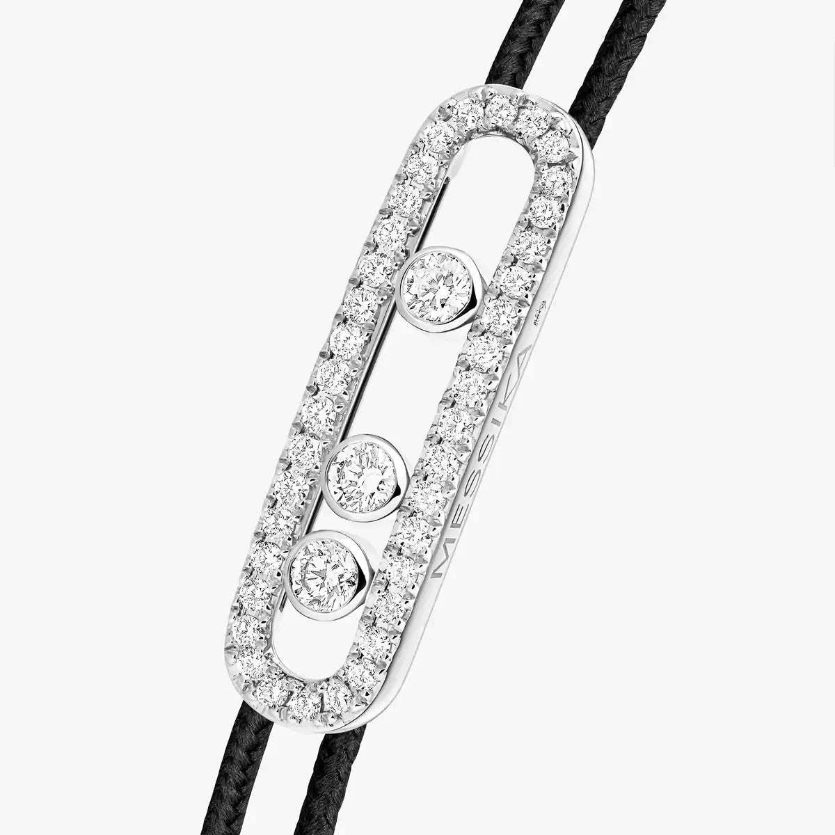 [Mysitc] Messika Care(s) pink cord pavé bracelet