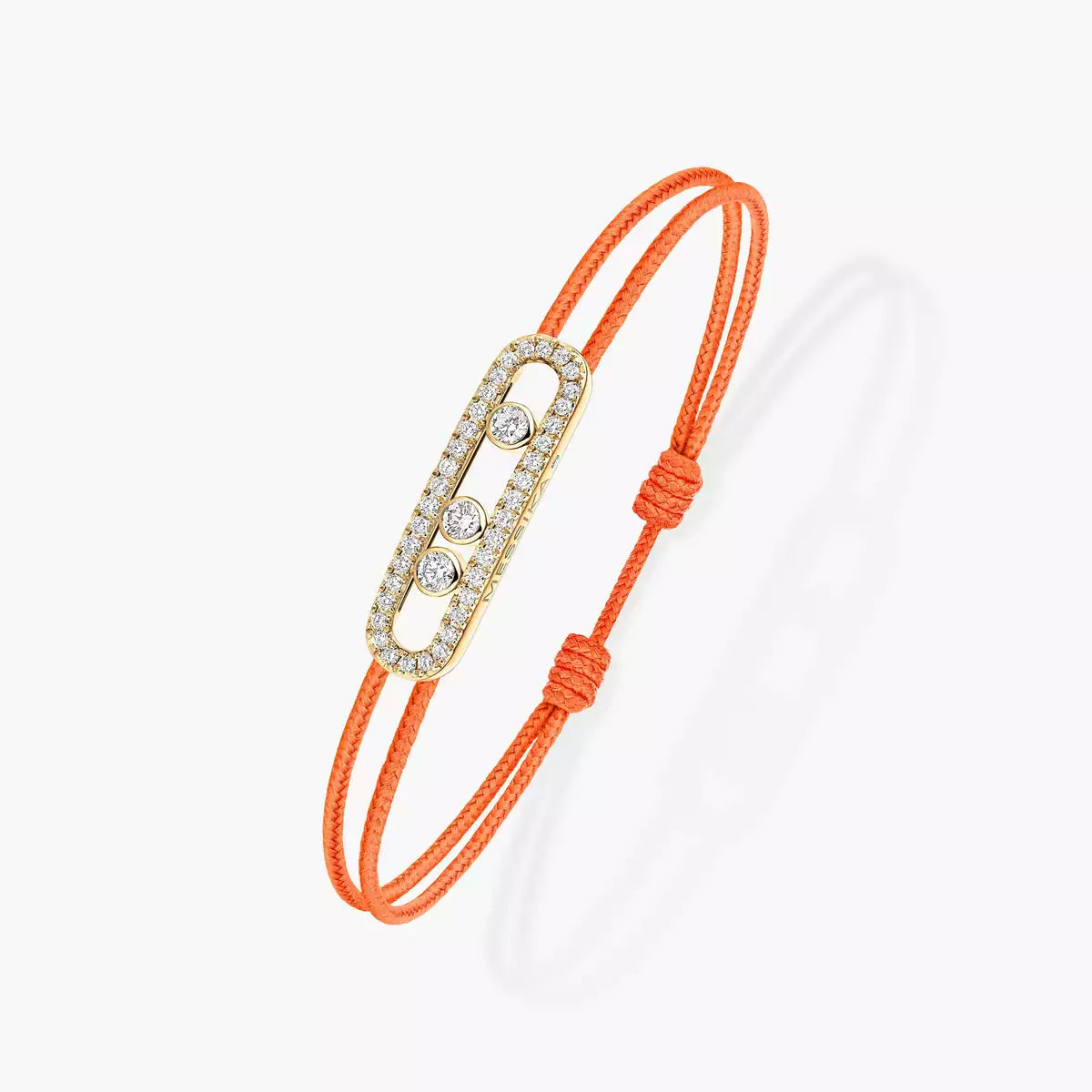 [Mysitc] Messika Care(s) pink cord pavé bracelet