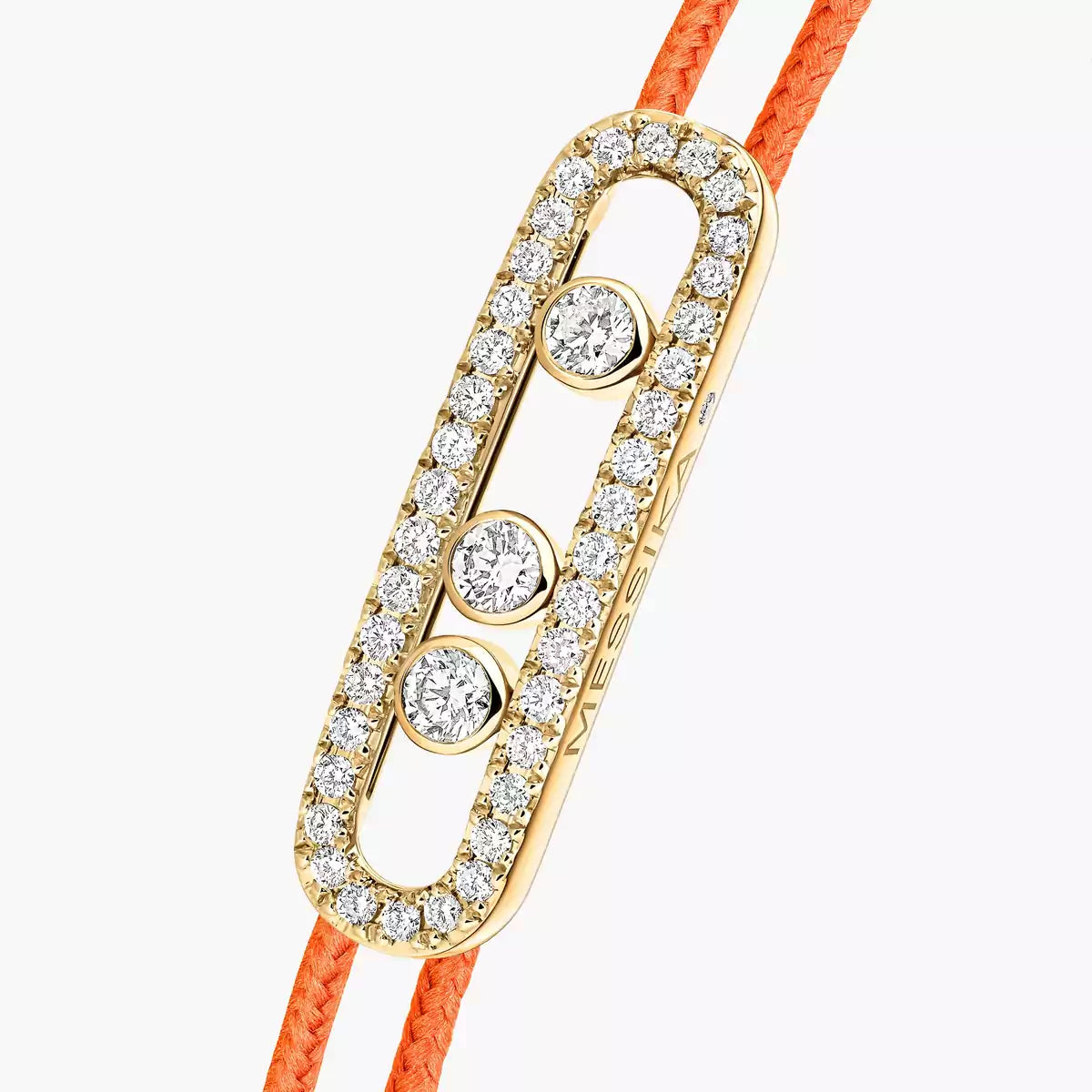 [Mysitc] Messika Care(s) pink cord pavé bracelet