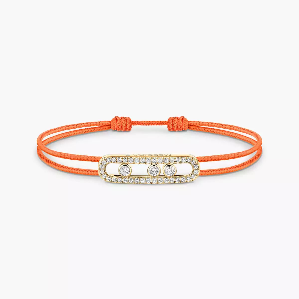 [Mysitc] Messika Care(s) pink cord pavé bracelet