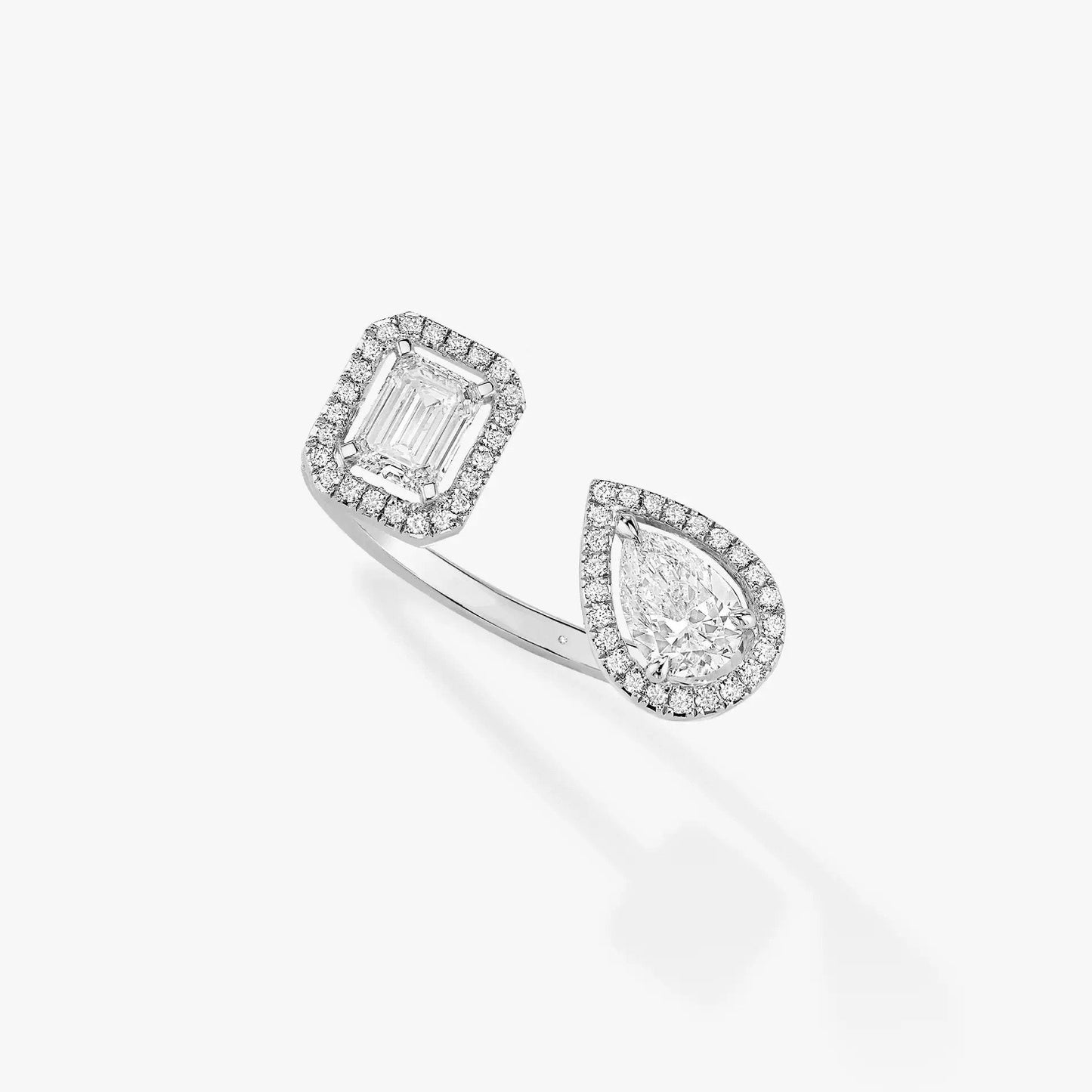 [Mysitc] MY TWIN TOI & MOI SILVER DIAMOND RING