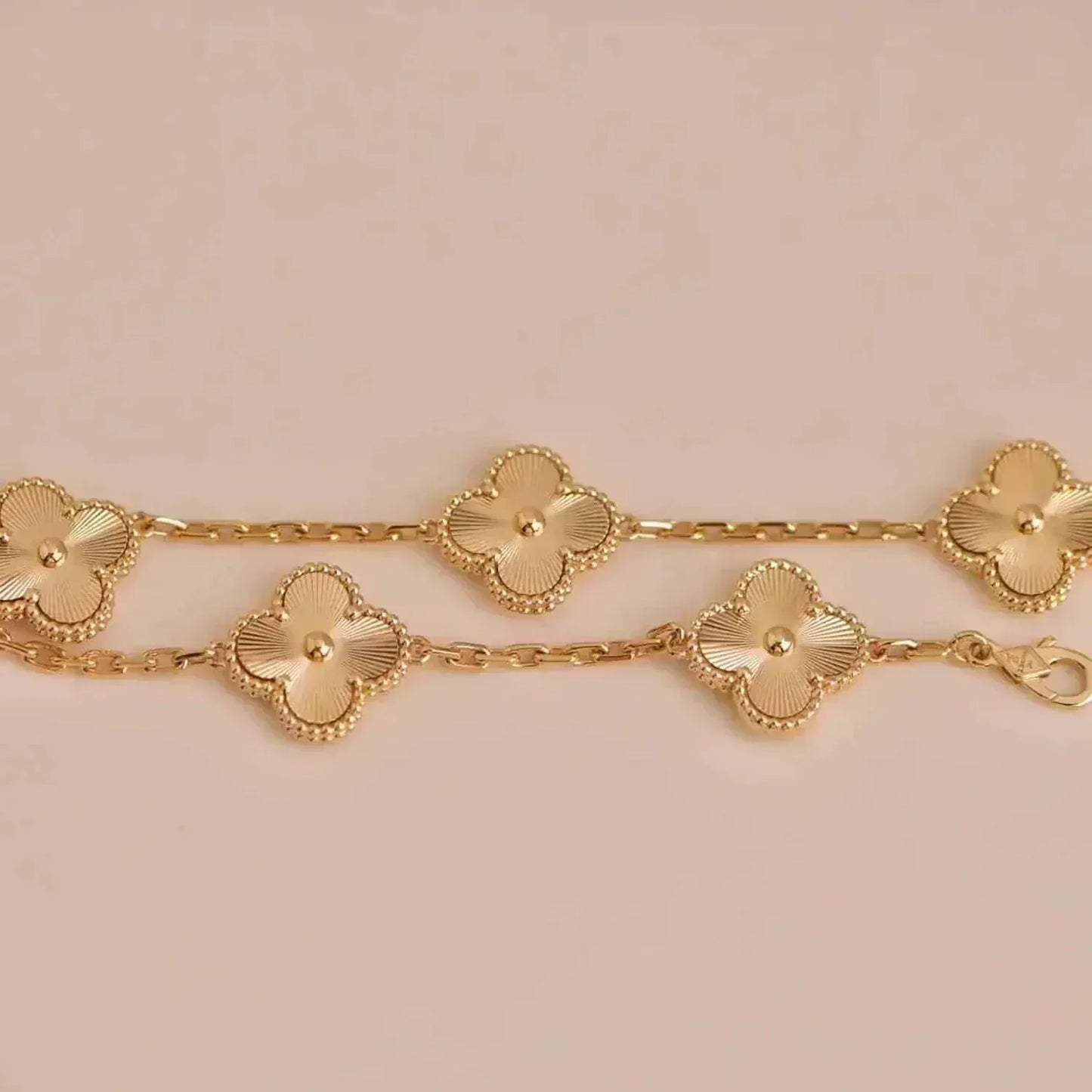 [Mystic]CLOVER 5 FLOWERS LASER BRACELET